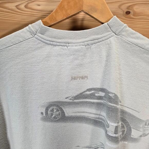 VTG Ferrari 360 Spider 90s T Shirt Men XL Stain READ - Picture 4 of 14